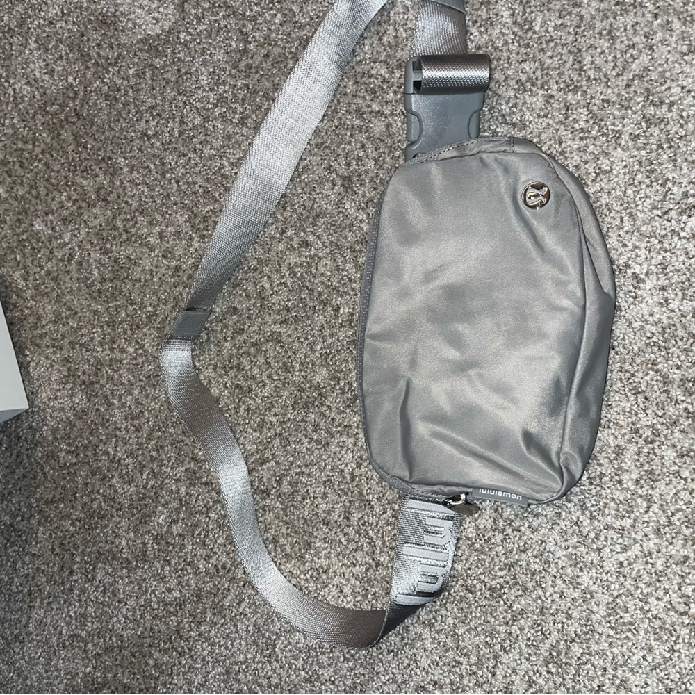 Lululemon Silver Crossbody Bag